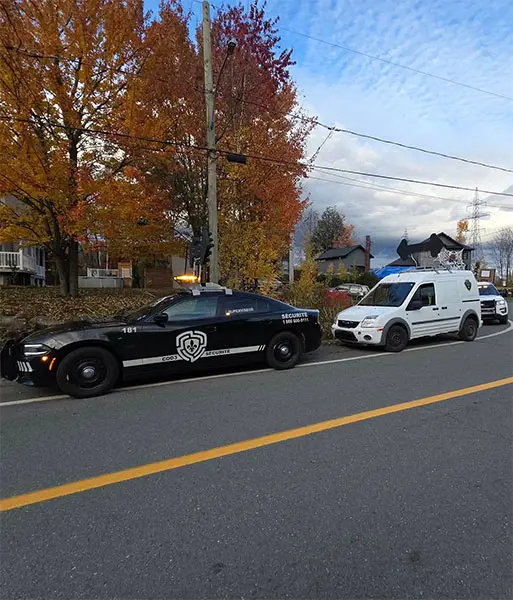 Véhicule pour fermeture de rue