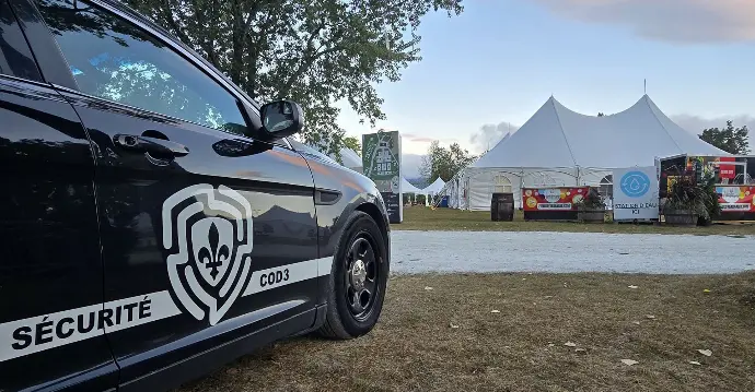 Surveillance de chapiteau