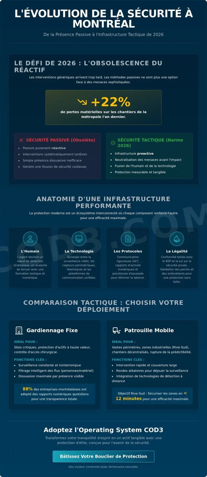Sécurité à Montréal et Rive-Sud : L’architecture de la protection en 2026 Sécurité à Montréal et Rive-Sud : L’architecture de la protection en 2026