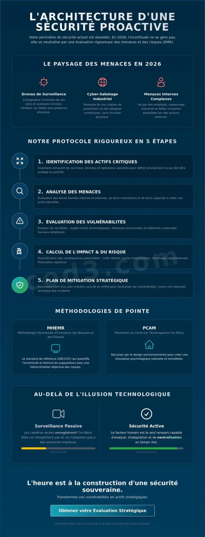 L'Architecture du Risque : Évaluation des Menaces et des Risques pour Entreprises en 2026 L'Architecture du Risque : Évaluation des Menaces et des Risques pour Entreprises en 2026